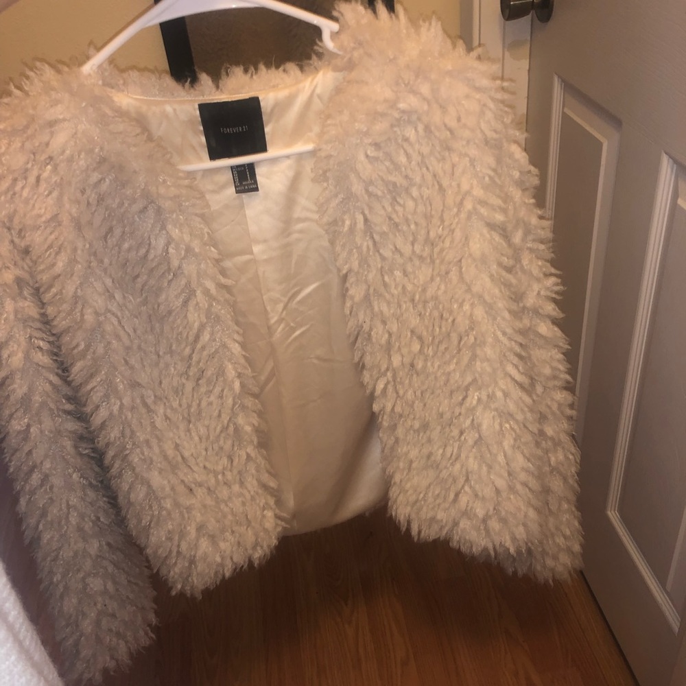 Faux fur jacket